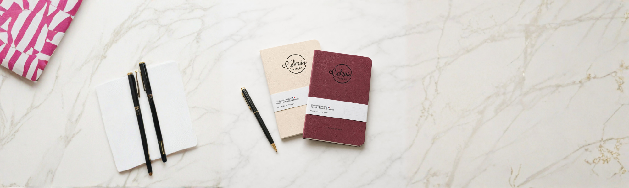 Collection carnets de notes Les Pink Made in France